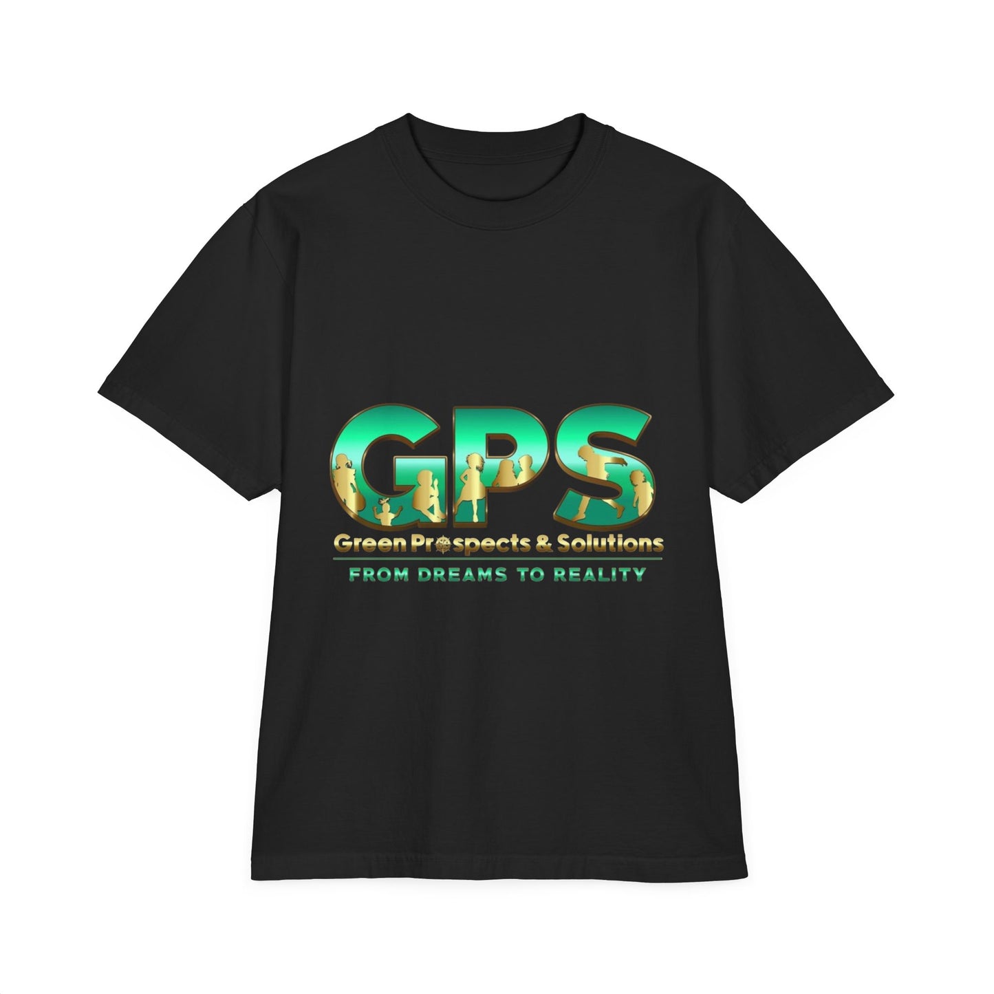 Unisex Garment-Dyed  Drop-Shoulder T-Shirt - GPS-2
