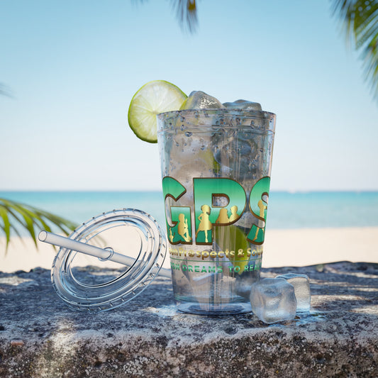 Sunsplash Tumbler with Straw, 16oz - GPS-2