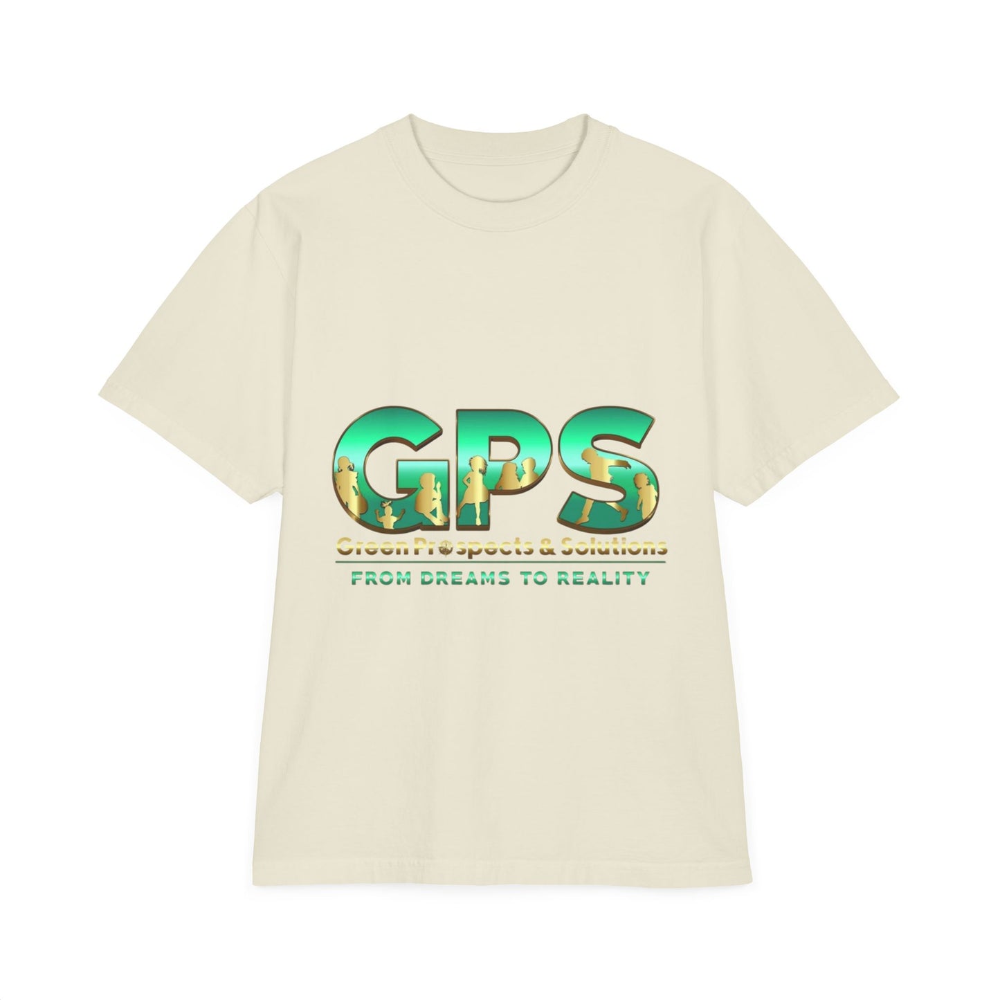 Unisex Garment-Dyed  Drop-Shoulder T-Shirt - GPS-2