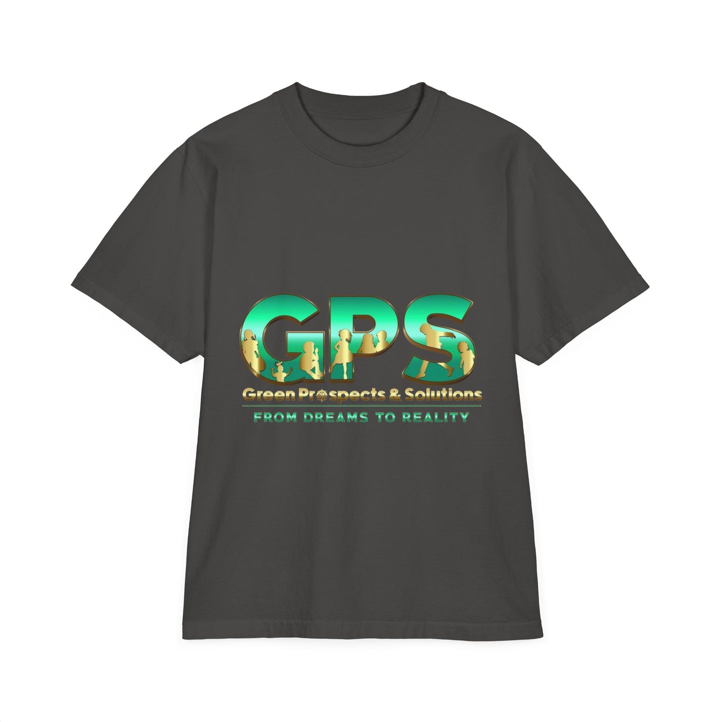 Unisex Garment-Dyed  Drop-Shoulder T-Shirt - GPS-2