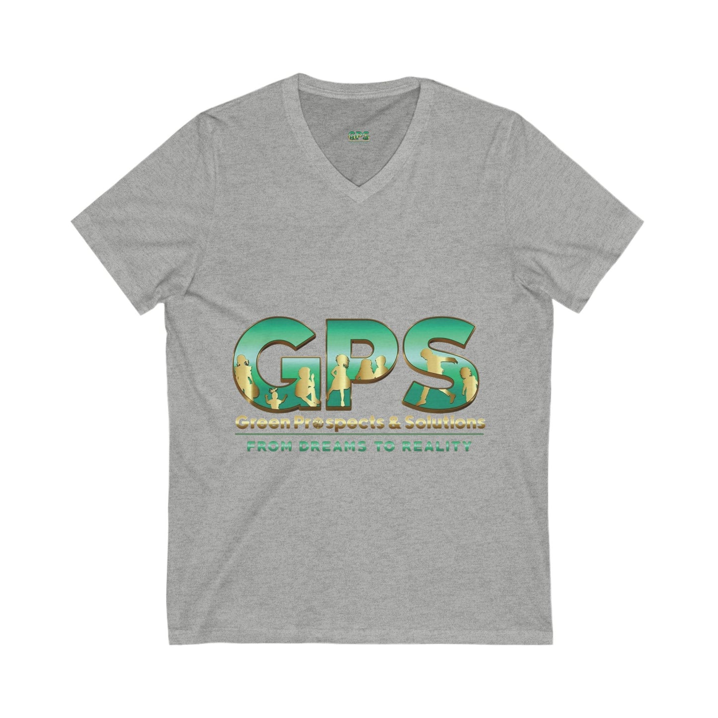 Unisex Jersey Short Sleeve V-Neck Tee - GPS-2