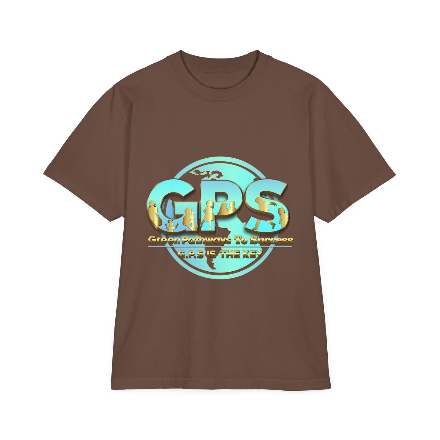 Unisex Garment-Dyed  Drop-Shoulder T-Shirt - GPS-1