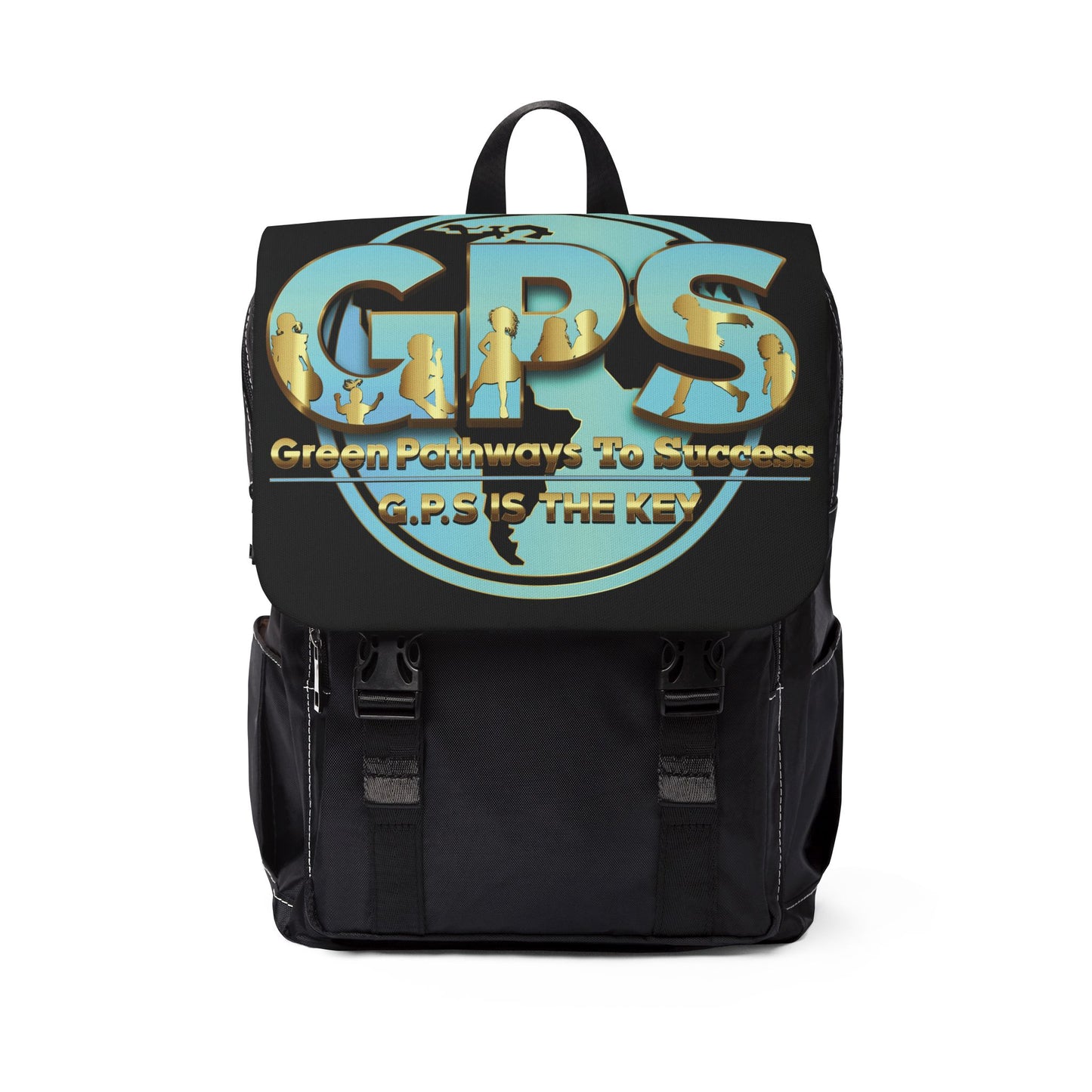 Unisex Casual Shoulder Backpack - GPS-1