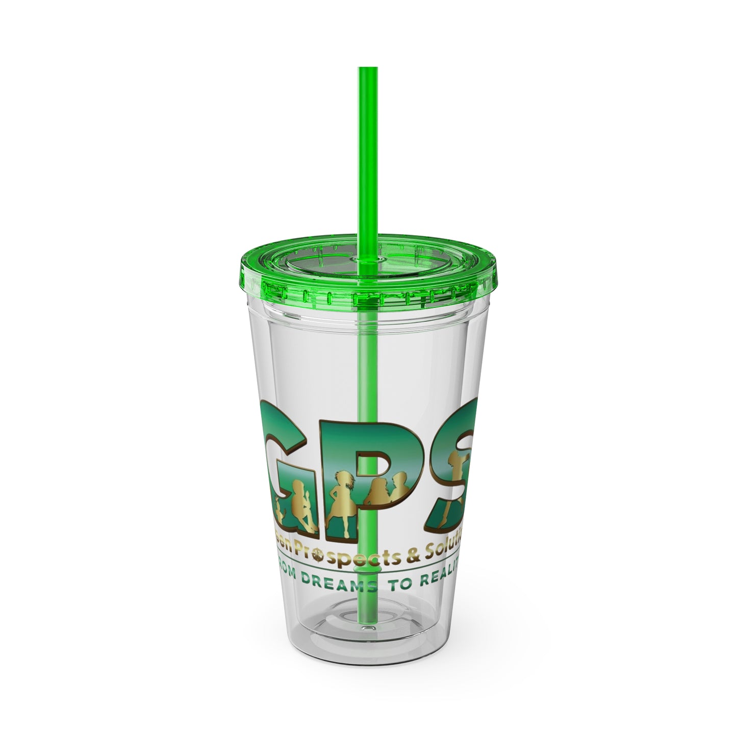 Sunsplash Tumbler with Straw, 16oz - GPS-2
