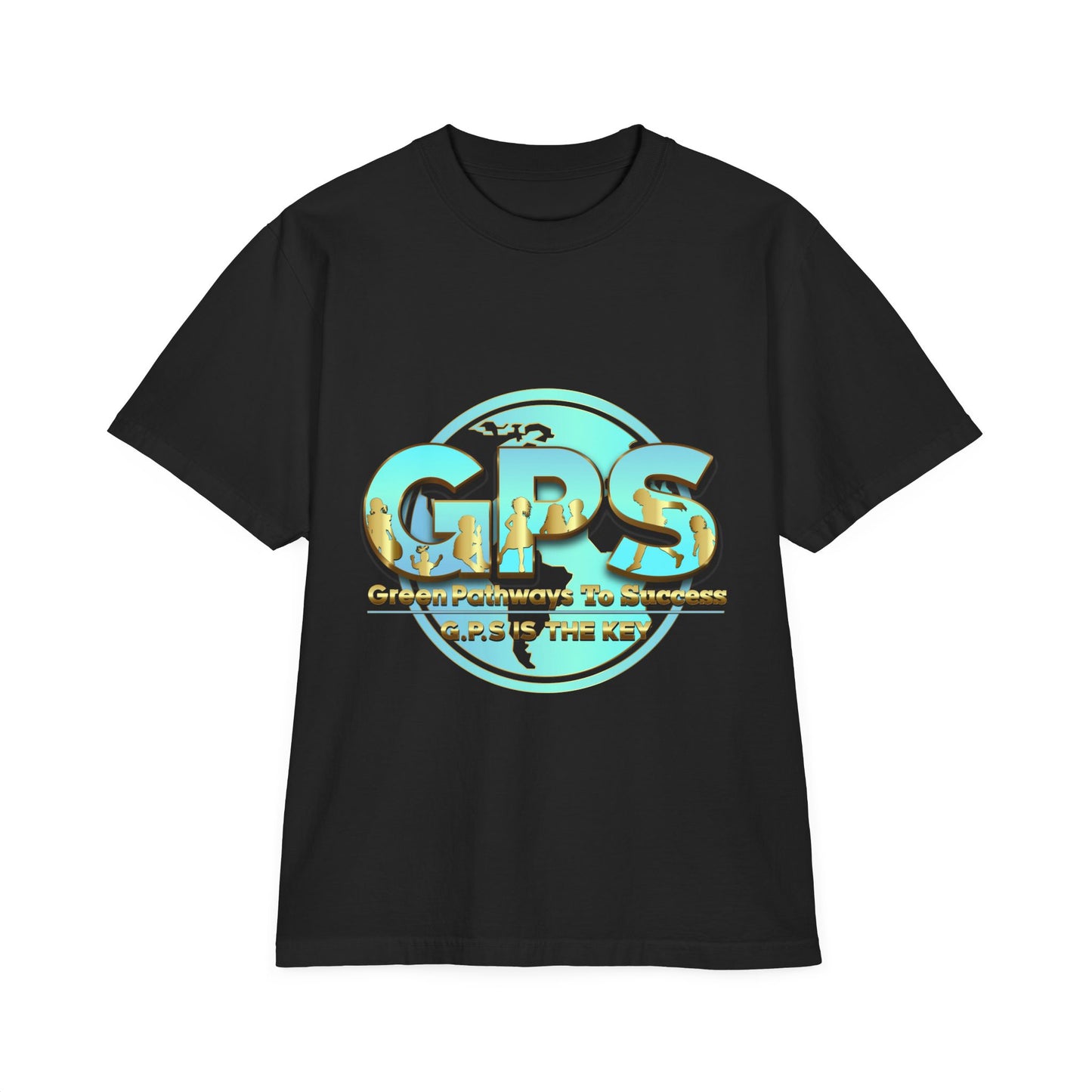 Unisex Garment-Dyed  Drop-Shoulder T-Shirt - GPS-1