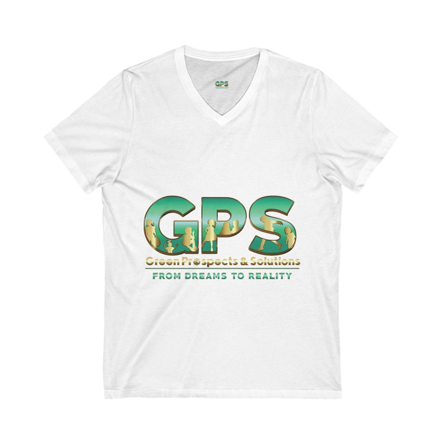 Unisex Jersey Short Sleeve V-Neck Tee - GPS-2