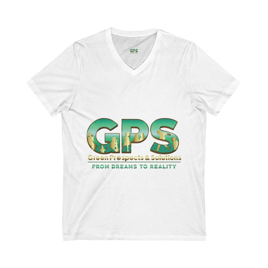 Unisex Jersey Short Sleeve V-Neck Tee - GPS-2