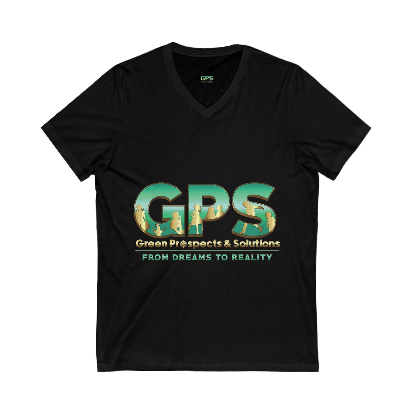 Unisex Jersey Short Sleeve V-Neck Tee - GPS-2