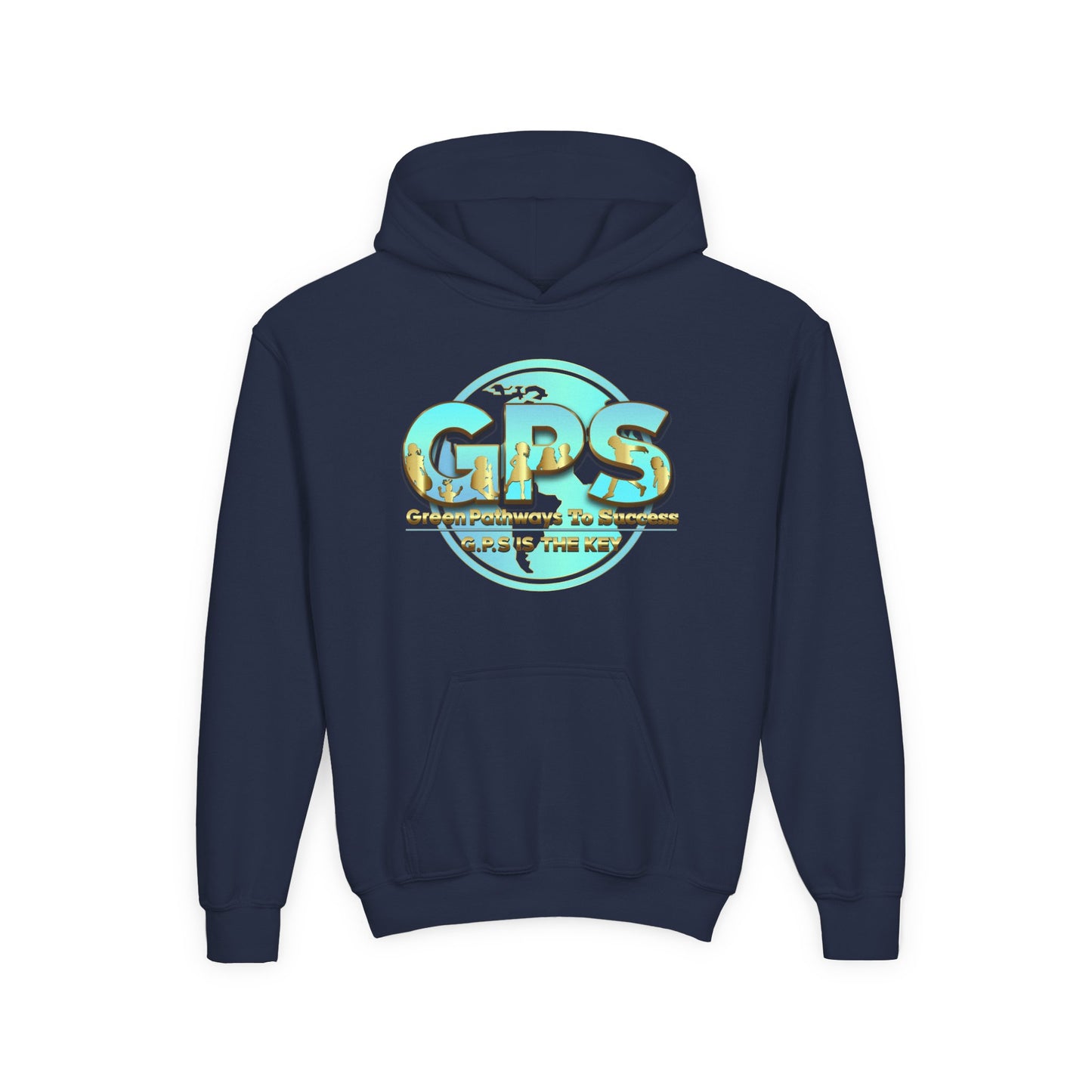 Youth Heavy Blend Hooded Sweatshirt - GPS-1