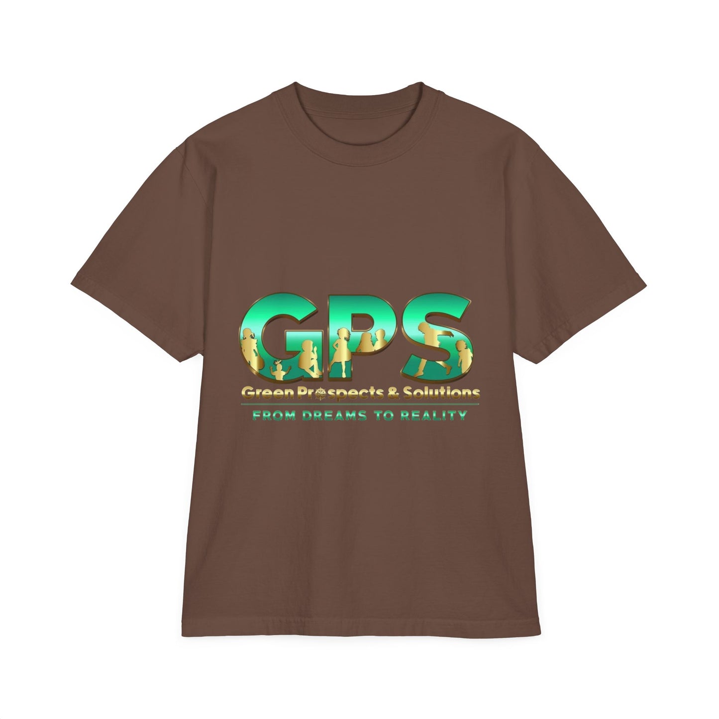 Unisex Garment-Dyed  Drop-Shoulder T-Shirt - GPS-2