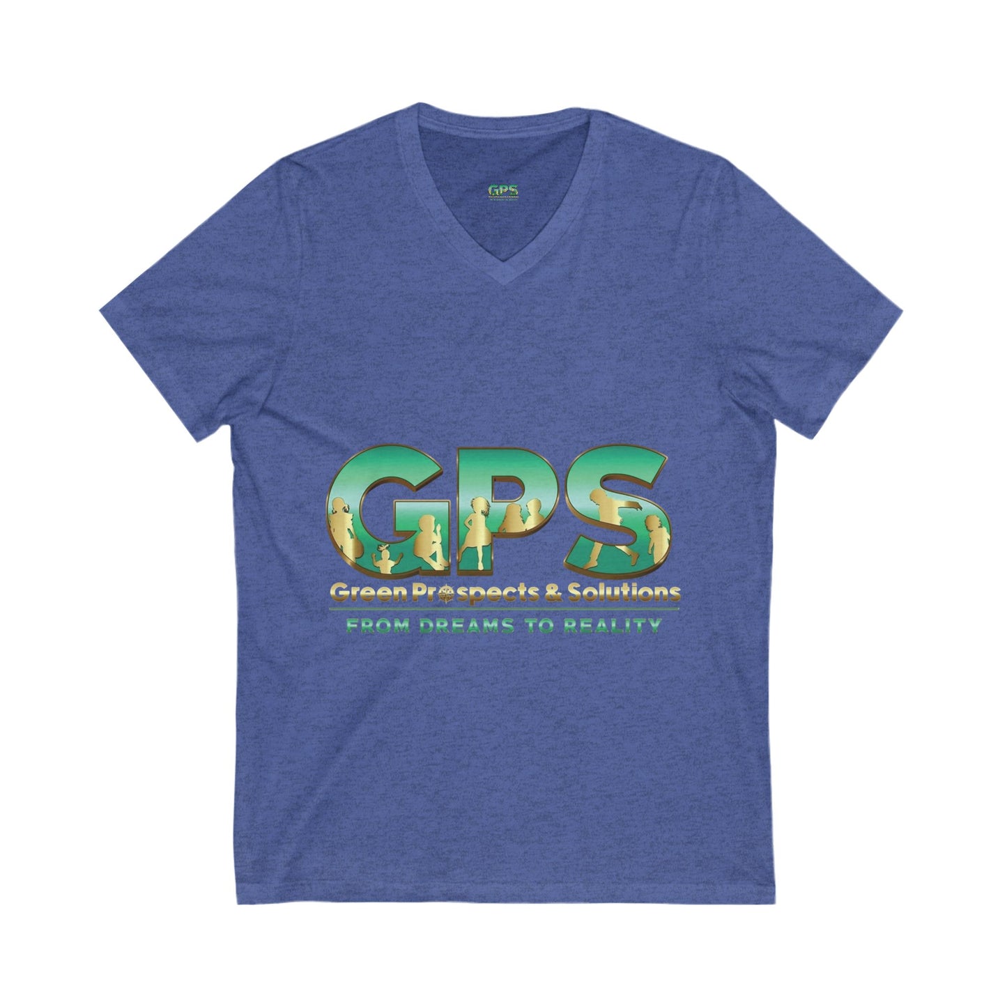 Unisex Jersey Short Sleeve V-Neck Tee - GPS-2