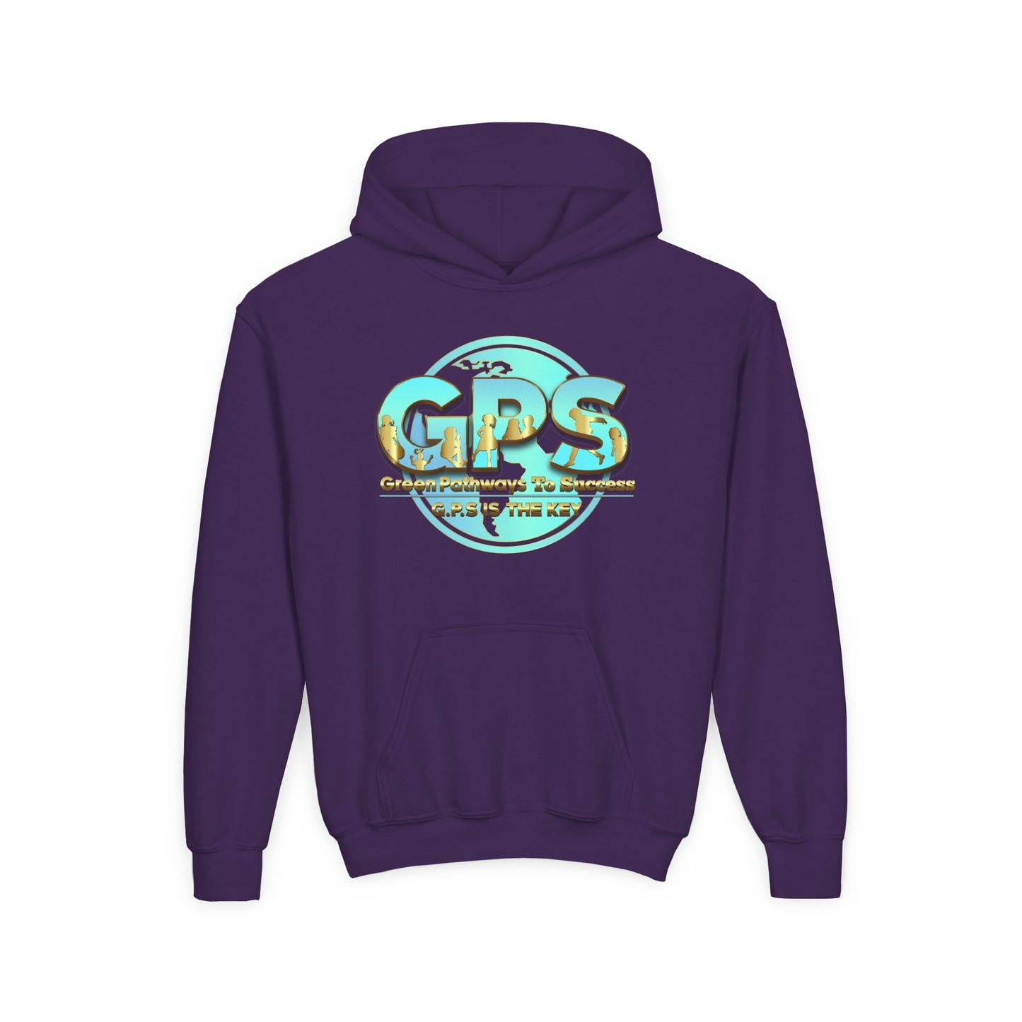 Youth Heavy Blend Hooded Sweatshirt - GPS-1