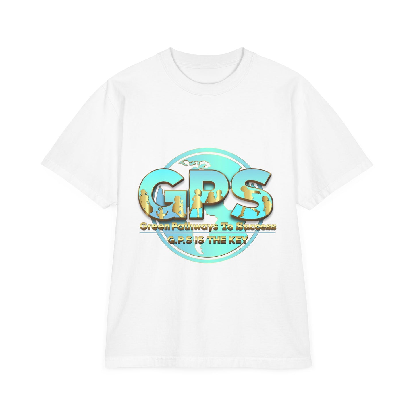 Unisex Garment-Dyed  Drop-Shoulder T-Shirt - GPS-1