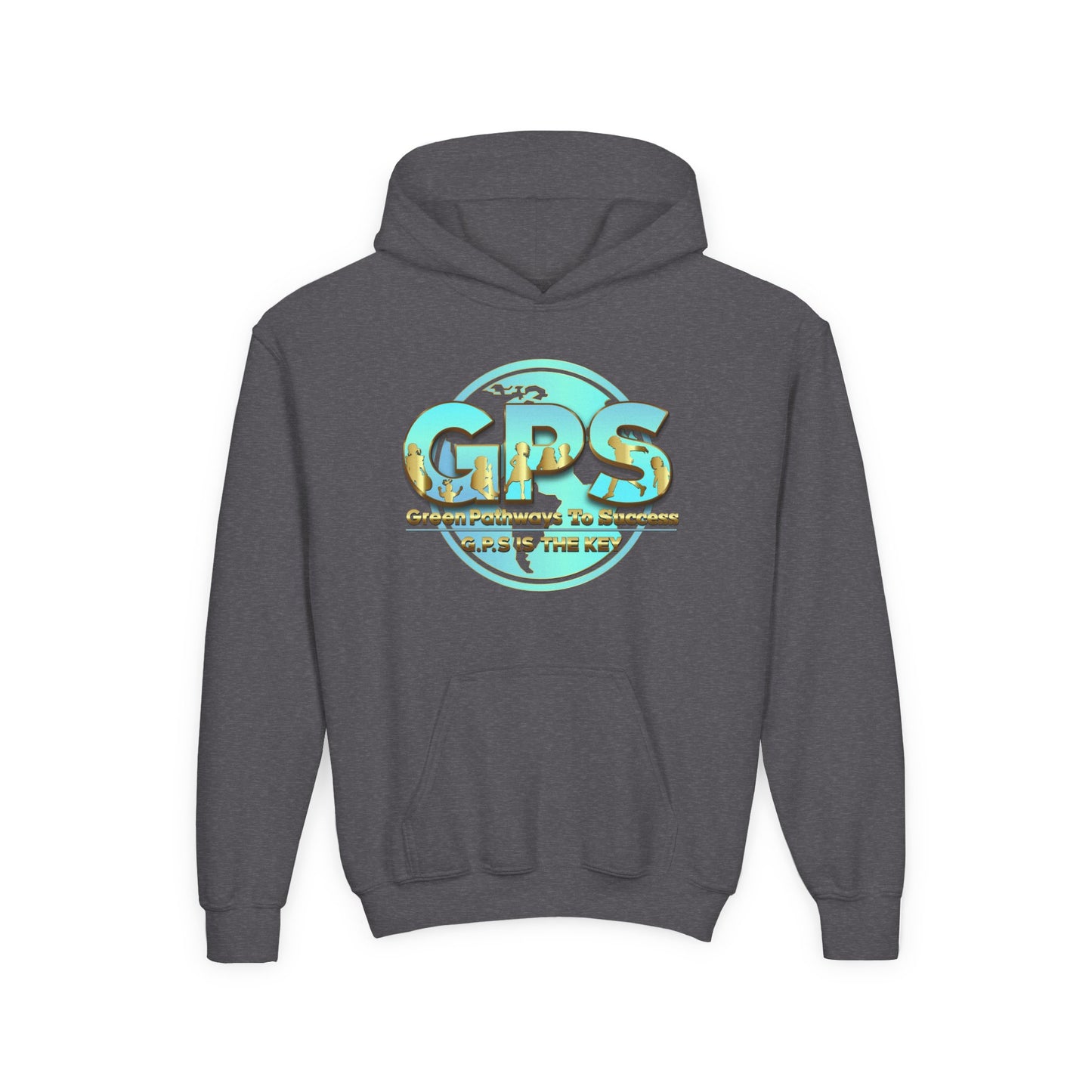 Youth Heavy Blend Hooded Sweatshirt - GPS-1