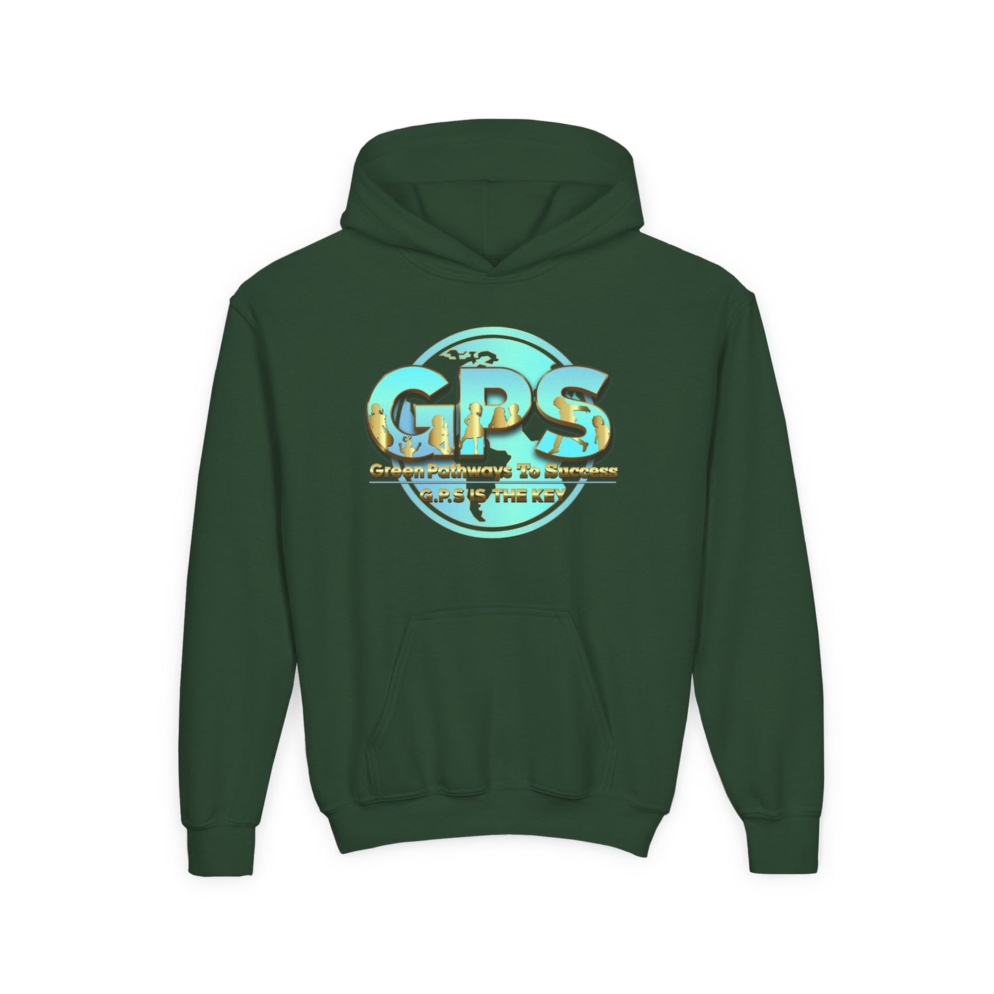 Youth Heavy Blend Hooded Sweatshirt - GPS-1