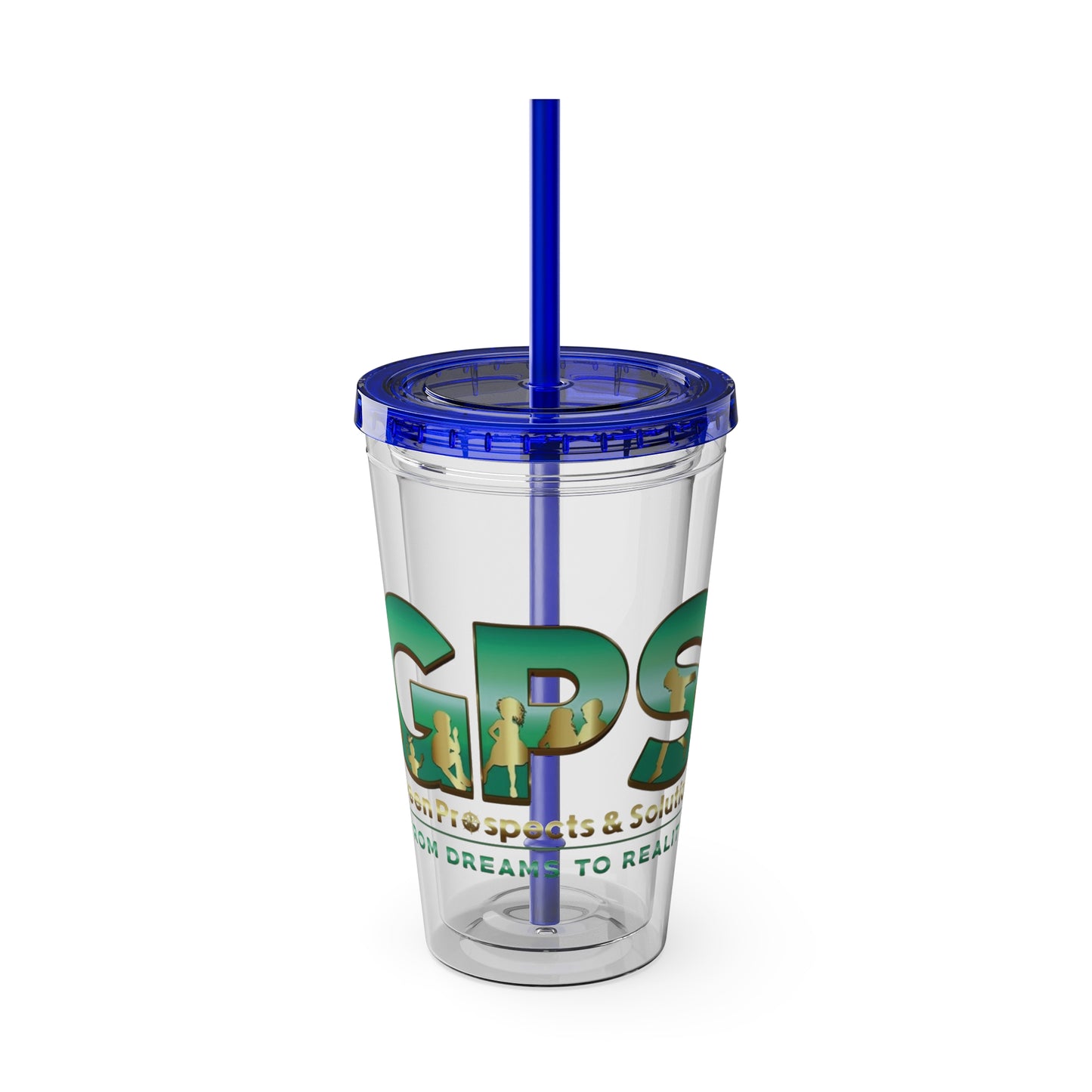 Sunsplash Tumbler with Straw, 16oz - GPS-2