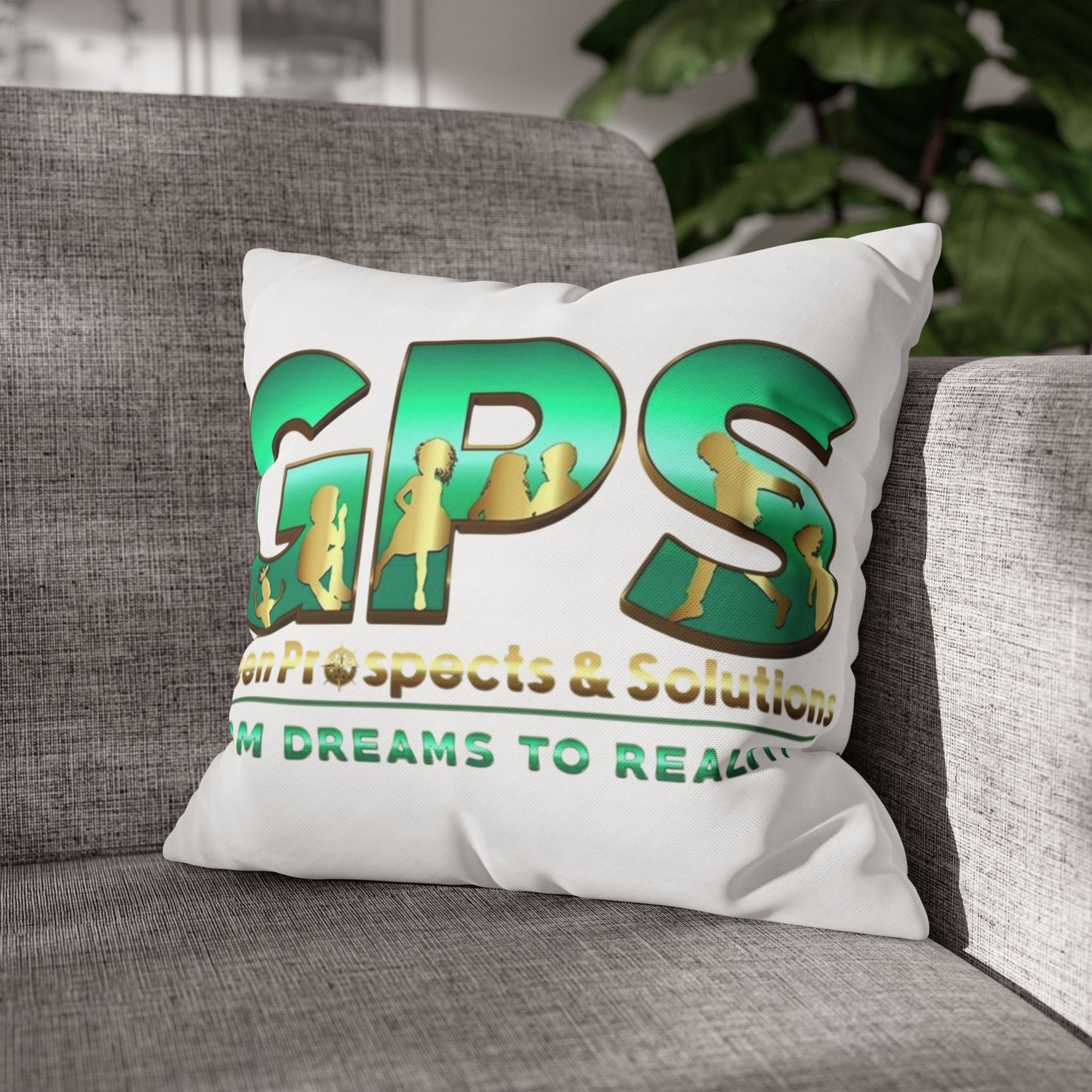 Square Poly Canvas  Pillowcase - GPS-2