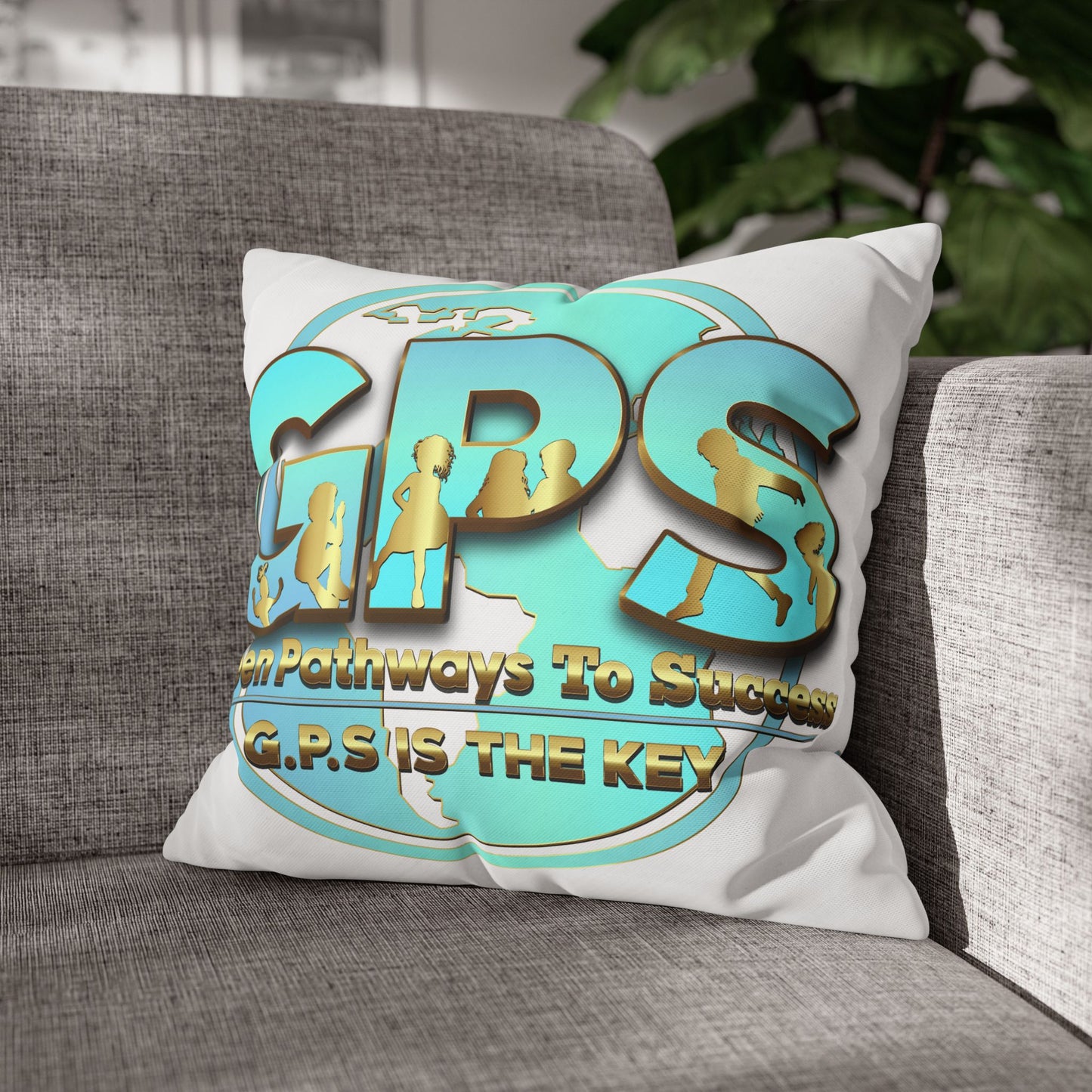 Square Poly Canvas  Pillowcase - GPS-1