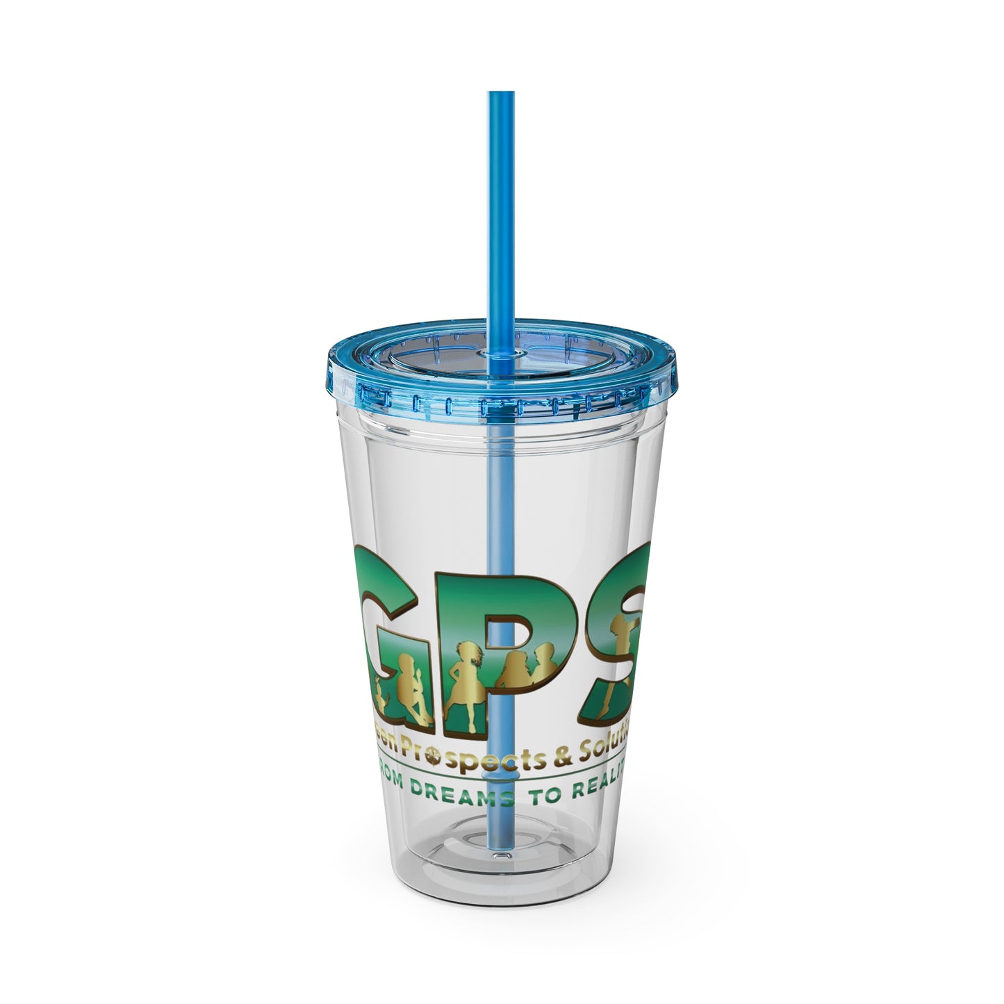 Sunsplash Tumbler with Straw, 16oz - GPS-2