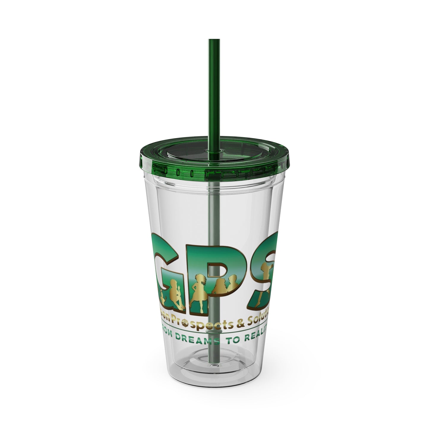 Sunsplash Tumbler with Straw, 16oz - GPS-2