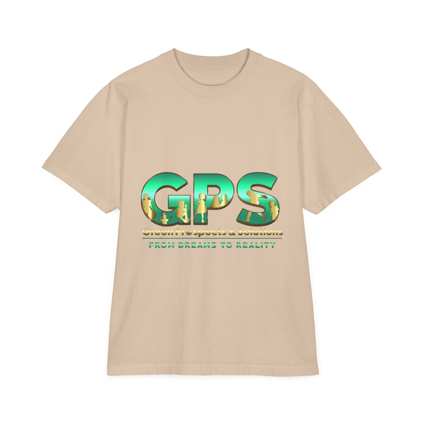 Unisex Garment-Dyed  Drop-Shoulder T-Shirt - GPS-2