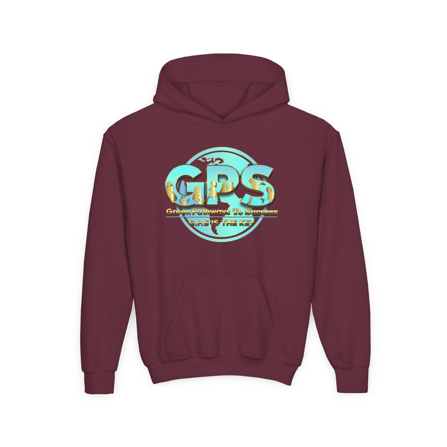 Youth Heavy Blend Hooded Sweatshirt - GPS-1