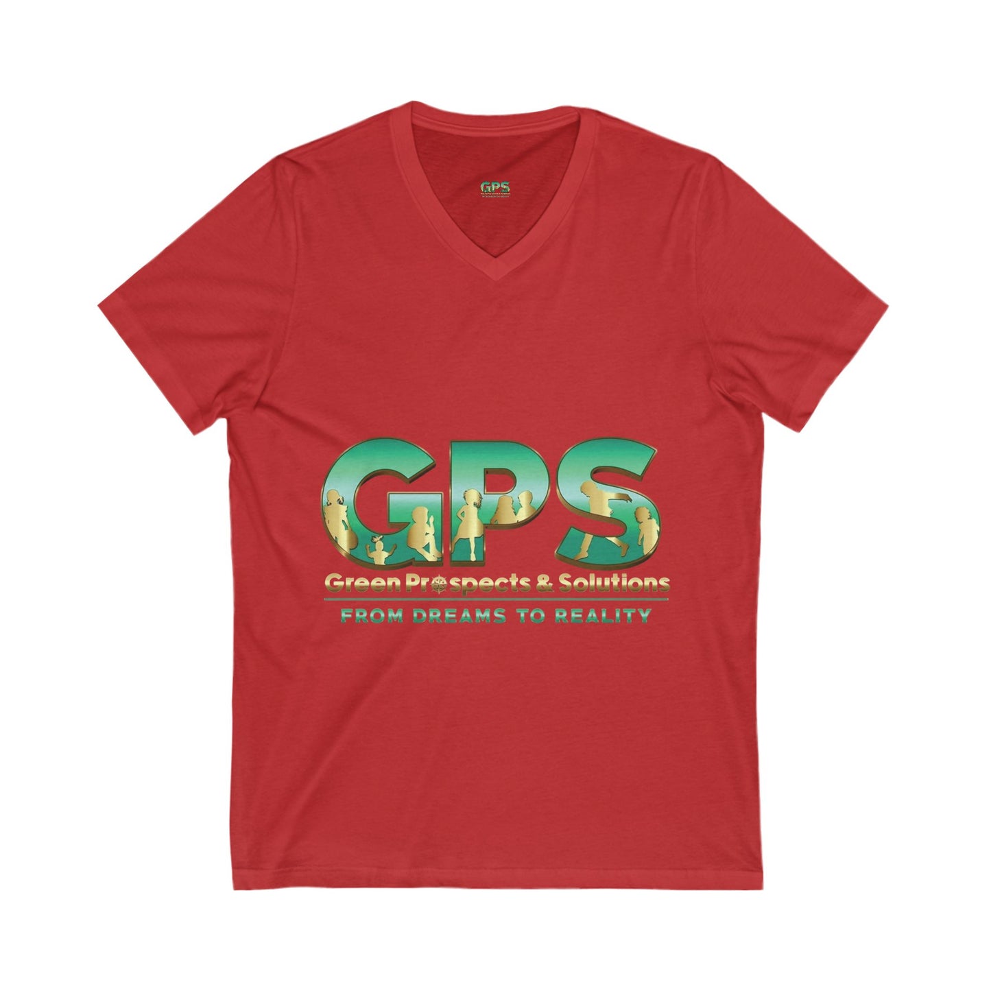 Unisex Jersey Short Sleeve V-Neck Tee - GPS-2