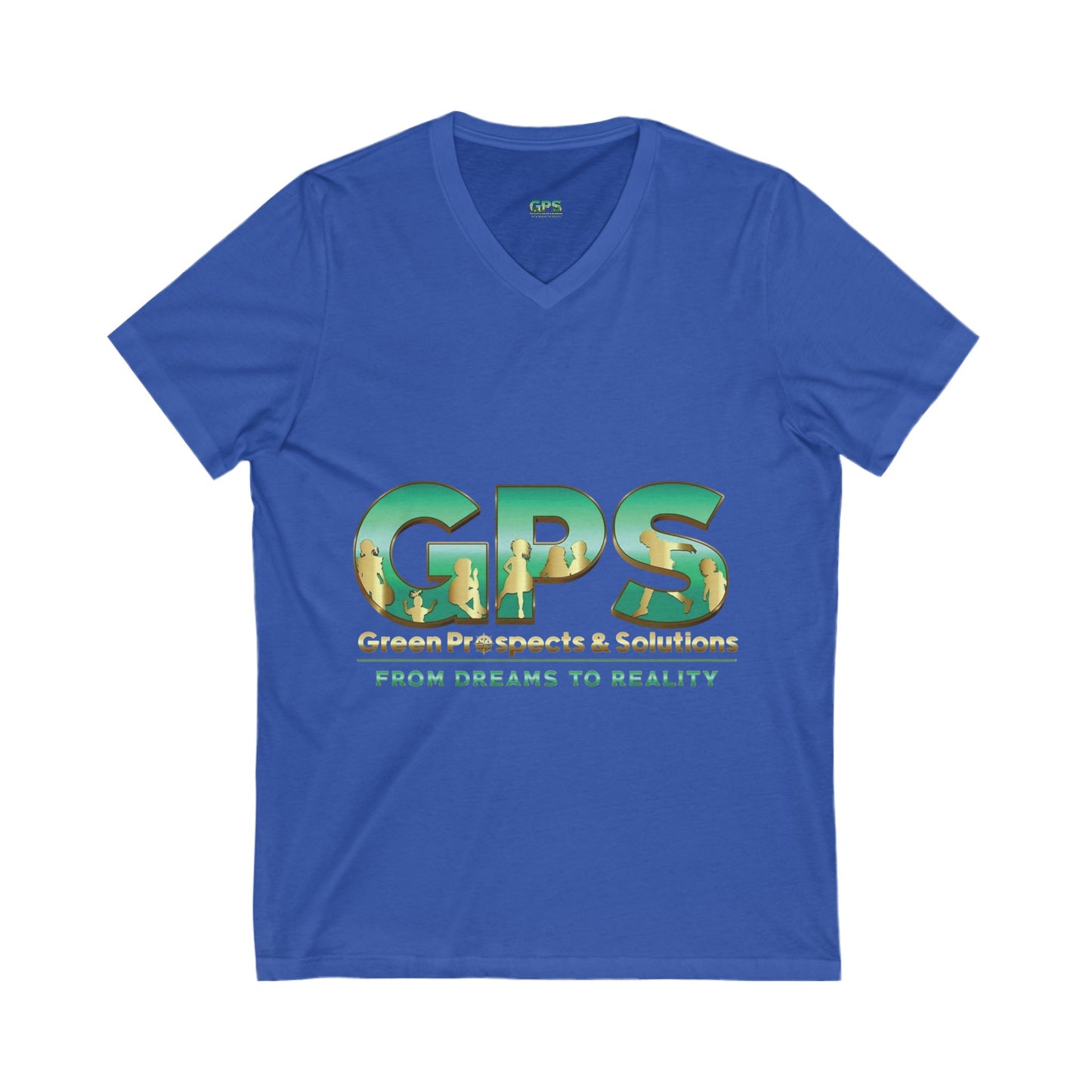 Unisex Jersey Short Sleeve V-Neck Tee - GPS-2