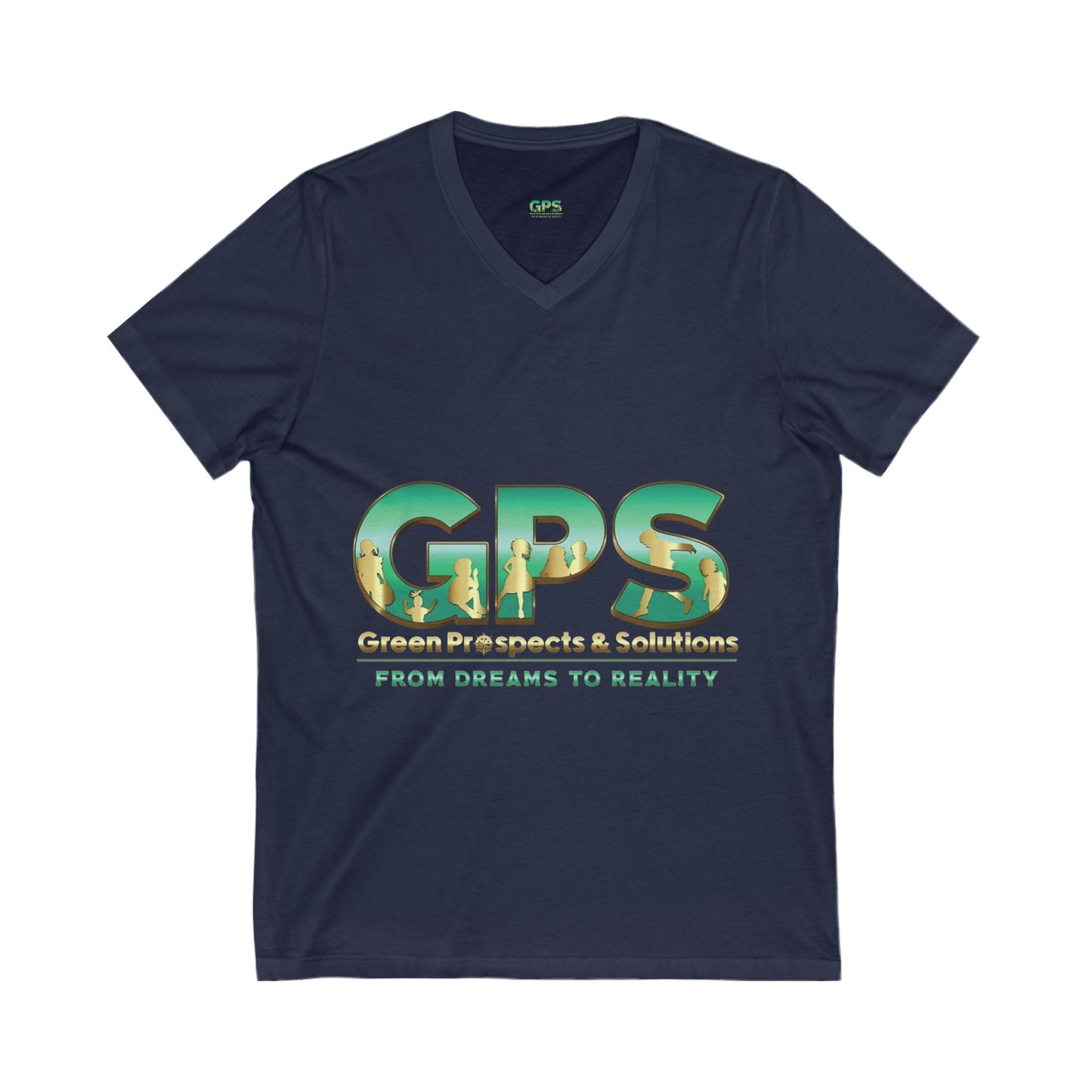 Unisex Jersey Short Sleeve V-Neck Tee - GPS-2