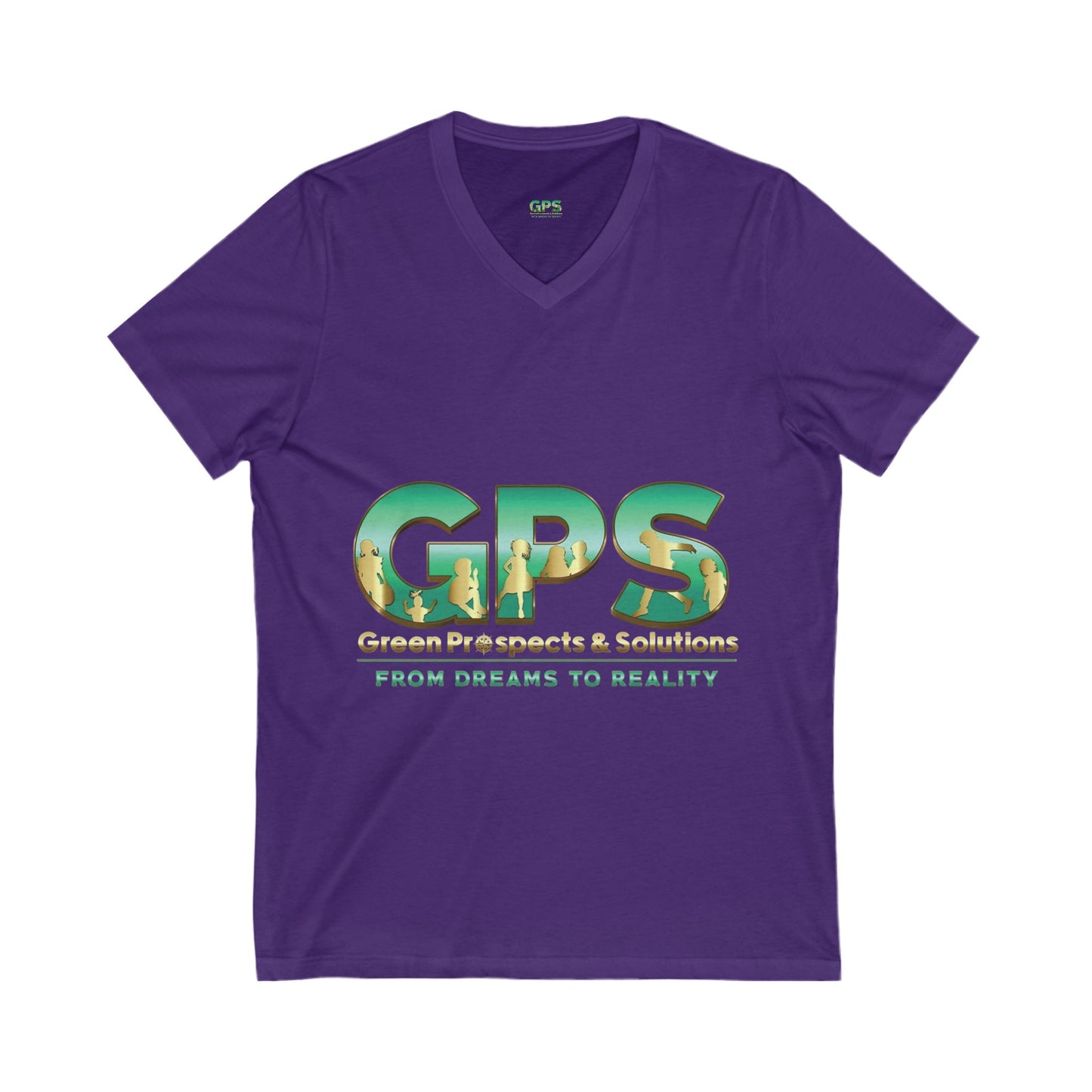 Unisex Jersey Short Sleeve V-Neck Tee - GPS-2